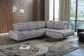 Ъглов диван Gallena-Left-Gray Dark