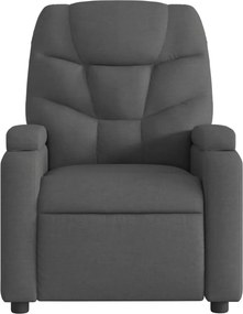 Масажен наклоняем стол, тъмносив, текстил