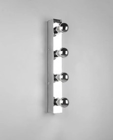 Стенна лампа в лъскаво-сребрист цвят Theatro - Trio