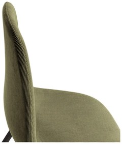 Зелени тапицирани трапезни столове в комплект 4 бр. Minka – Marckeric