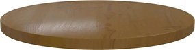 813675 vidaXL Плот за маса, кафяв, Ø60x2,5 см, бор масив