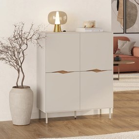 Конзола Marquise TopMebel от меламин в цвят пясъчник 98x40x120cm