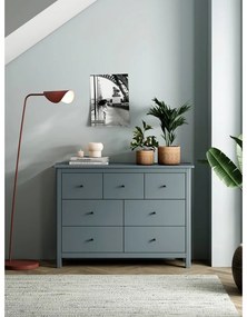 Скрин сиво-зелен от масивен бор 110x80x40 cm Misti – Marckeric