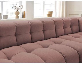 Светлорозов ъглов диван (десен ъгъл) Cloud – Bobochic Paris