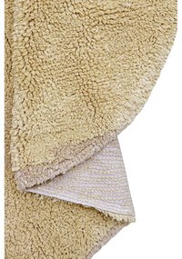 Бежов ръчно изработен памучен детски килим подходящ за пране 120x122 cm Bear – Lorena Canals