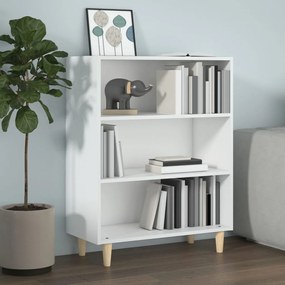 812240 vidaXL Сайдборд, бял, 69,5x32,5x90 см, инженерно дърво
