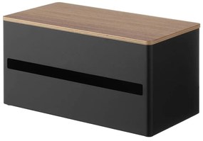 Черна метална стойка за кухненска хартия Rin – YAMAZAKI