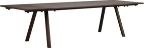 Сгъваема трапезна маса от масивен дъб 95x220 cm Clapperton – Rowico