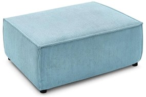 Светлосиня табуретка от велур Nihad - Bobochic Paris