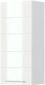 Висящ шкаф Hudson V9-40-1K-White - White glossy