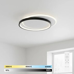 Brilagi - Димируемо LED таванно осветително тяло FLARE LED/48W/230V 3000-6000K + дистанционно управление