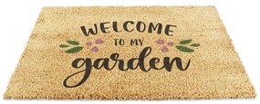 Изтривалка от кокосови влакна 60x90 cm Welcome to My Garden – Artsy Doormats