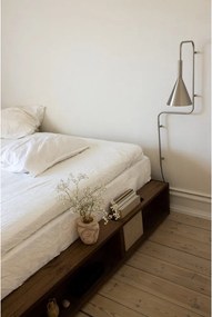 Кафяво борово двойно легло с решетка 160x200 cm Ziggy - Karup Design