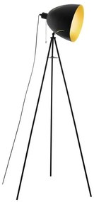 Eglo 43008 - Стояща лампа HUNNINGHAM 1xE27/60W/230V