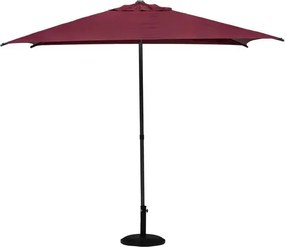 Прав накланящ се чадър Hesperide Soya, 2.5x2.5 m - Бордо