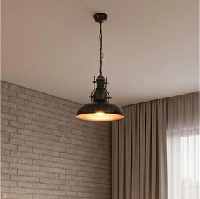 BRILAGI - Полилей на верига PYRONIC 1xE27/40W/230V Ø 32 см бронзов/патина