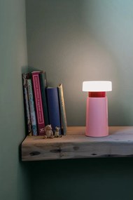 Розова LED затъмняваща се настолна лампа (височина 17,5 cm) Victoria – Remember