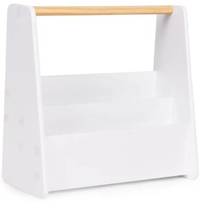 Детска библиотека - MONTESSORI рафт за книги с 3 отделения