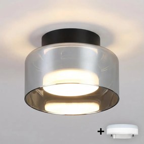 Brilagi - LED Точково осветително тяло AURA LUX 1xGX53/30W/230V пр. 13 см черно/опушено