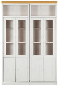 Бяла витрина от масивен бор 148x223 cm Anita – Støraa