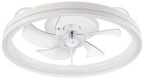 LED Плафониера с вентилатор FARGO LED/37W/230V бял + д.у.