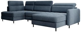 Разтегателен диван в П-образна форма NERTO, 306x100x165, raguel 40, десен
