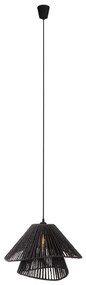 MAXLIGHT P0580 - Пендел AMALFI 1xE27/15W/230V Ø 45 см черен