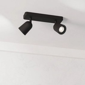 Eglo 901953 - Точково осветително тяло CAMALDOLI 2xGU10/10W/230V черно