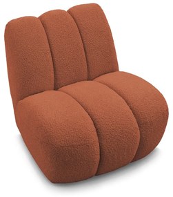 Кресло от прежда с примки от букле в тухлен цвят Janissaire – Bobochic Paris