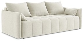 Бежов разтегателен диван с място за съхранение 225 cm Moku – Makamii