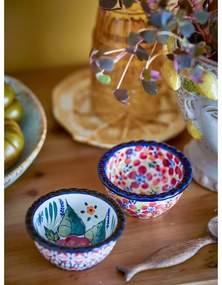 Червени глинени купички в комплект от за сервиране 2 бр. 95 ml Florist – Bloomingville