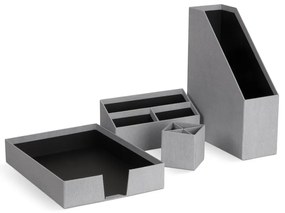 Картонени органайзери в комплект от 4 бр. Hugo Canvas Paper Laminate – Bigso