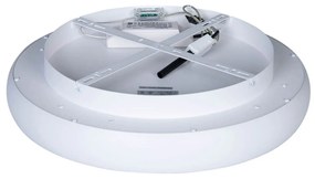 Модерен таванен плафон бял 45см с димируем LED - Кардона