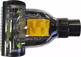 Резервна четка турбо за прахосмукачка Rosbеrg R51001TB, 17x11 см, Силиконови зъби, Черен