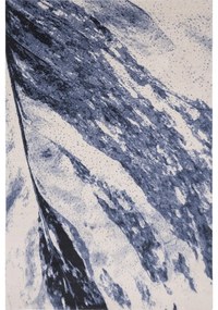 Син вълнен килим 133x180 cm Albo - Agnella