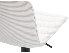 Бяло-черен бар стол с регулируема височина (височина на седалката 61 cm) Malia – Mauro Ferretti