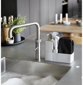 Светлосива керамична стойка за перилни препарати Singles – Zone