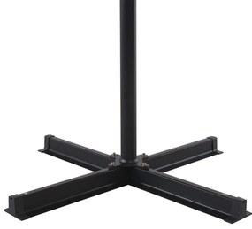 Градински чадър с преносима основа Bassett, таупе