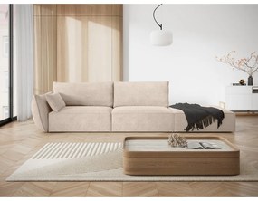 Бежов шезлонг (ляв ъгъл) Vanda – Mazzini Sofas