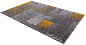 Килим в цвят жълта охра и сиво 80x160 cm Meteo - FD