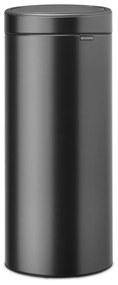 Тъмносиво стоманено кошче за боклук, отваряне с докосване 30 l Touch Bin – Brabantia