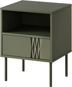 Сет 2 нощни шкафчета Tresse-Тъмно зелено