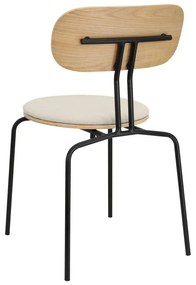 Черно-кремав трапезен стол Curious - UMAGE