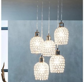 Eglo 94898 - Полилей на кабел BONARES 1 5xE27/60W/230V