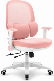 Ергономичен розов детски стол HC-999 - плат