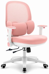 Ергономичен розов детски стол HC-999 - плат