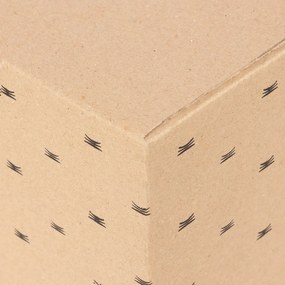 Комплект от 2 бежови кутии за съхранение Teddy, 42 x 30 cm - Compactor