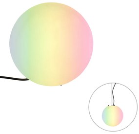 Смарт външна лампа бяла 25 см IP65 вкл. WiFi A60 - Nura