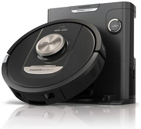 Прахосмукачка робот Shark PowerDetect RV2820VEEU, 650W, 0.3 л, 360 LiDAR, Автономия до 110 мин, DirtDetect, Черен