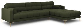 Зелен ъглов диван (десен ъгъл) Bali – Cosmopolitan Design